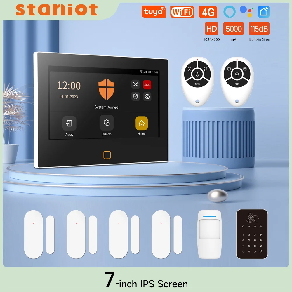 Staniot   HD ˶ ý, 7 ġ, 4G Tuya Ʈ Ȩ  ȣ , ˷    